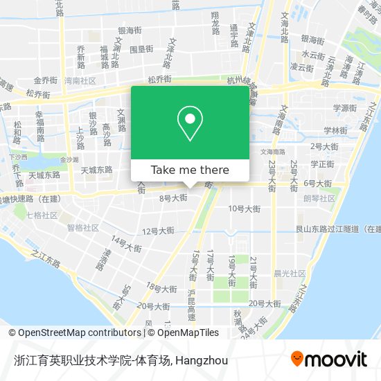 浙江育英职业技术学院-体育场 map