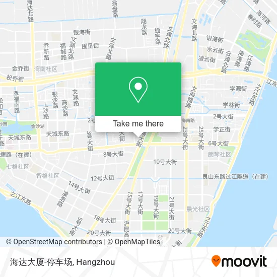 海达大厦-停车场 map