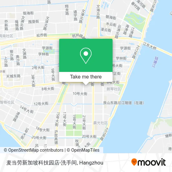 麦当劳新加坡科技园店-洗手间 map