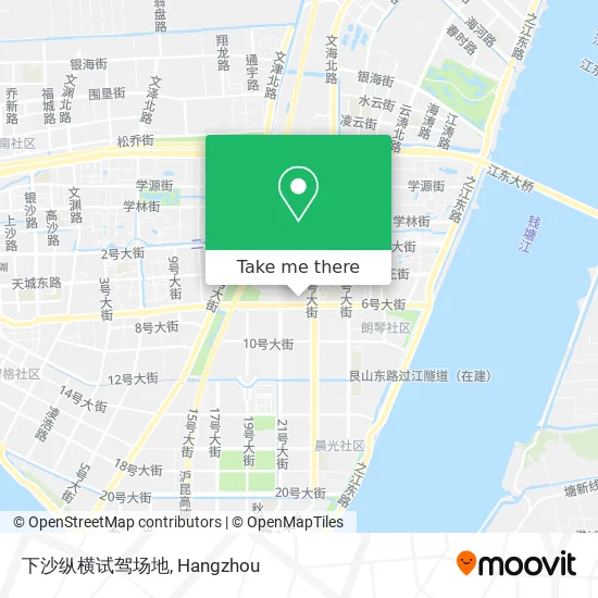 下沙纵横试驾场地 map
