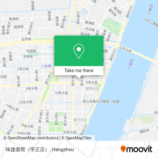 味捷面馆（学正店） map