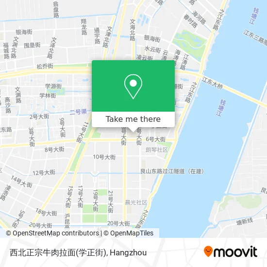 西北正宗牛肉拉面(学正街) map