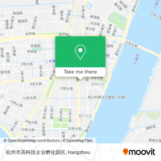 杭州市高科技企业孵化园区 map