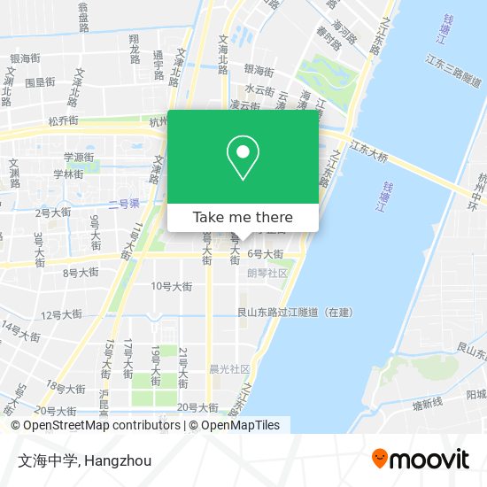 文海中学 map