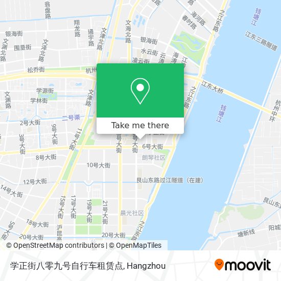 学正街八零九号自行车租赁点 map