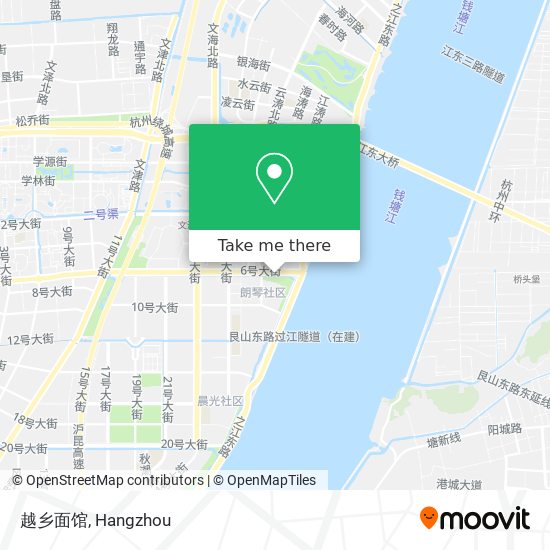 越乡面馆 map