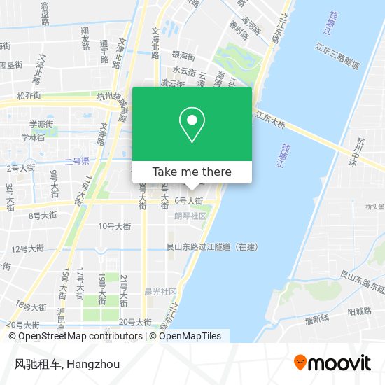 风驰租车 map