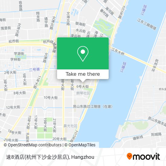 速8酒店(杭州下沙金沙居店) map