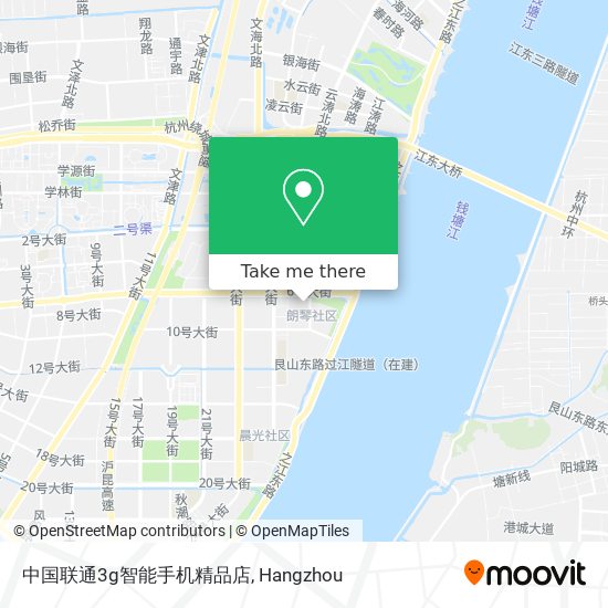 中国联通3g智能手机精品店 map