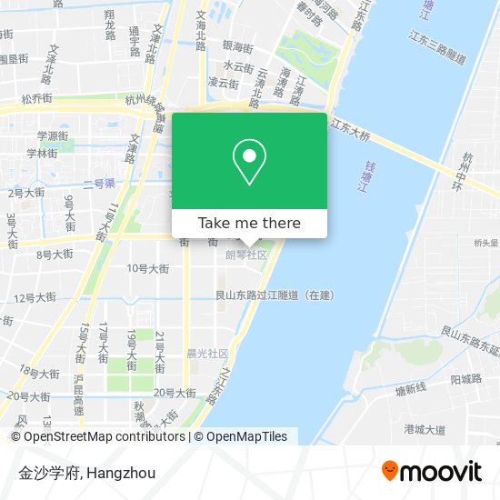 金沙学府 map