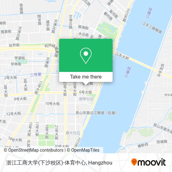 浙江工商大学(下沙校区)-体育中心 map
