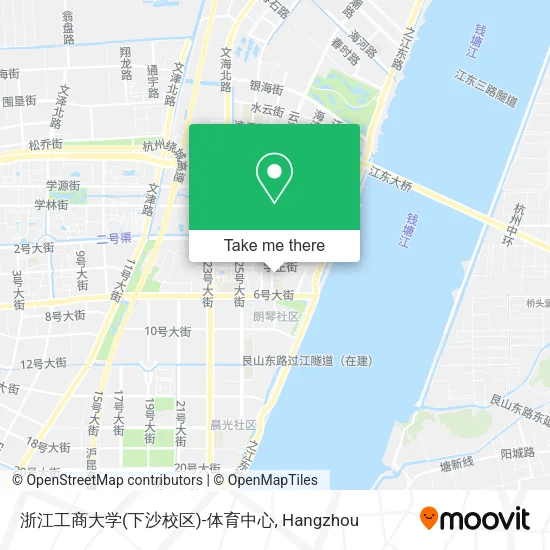 浙江工商大学(下沙校区)-体育中心 map