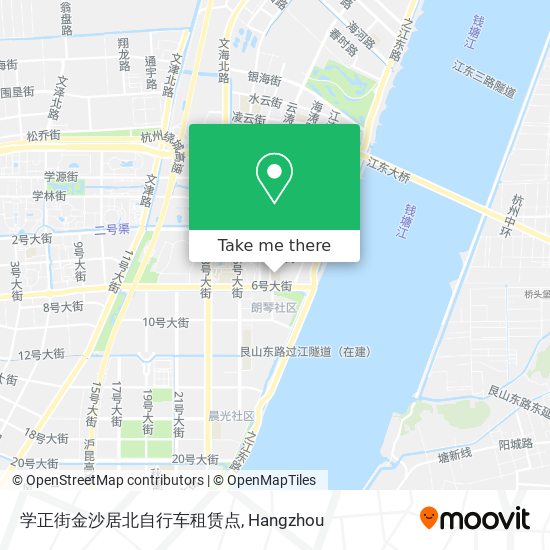 学正街金沙居北自行车租赁点 map