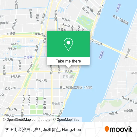 学正街金沙居北自行车租赁点 map