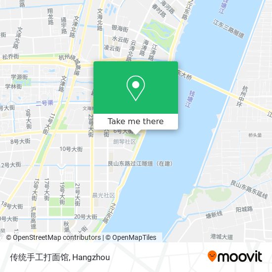 传统手工打面馆 map