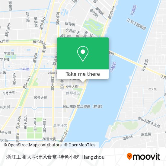 浙江工商大学清风食堂-特色小吃 map