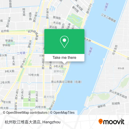 杭州歌江维嘉大酒店 map