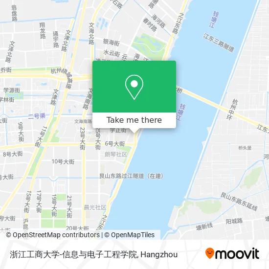浙江工商大学-信息与电子工程学院 map