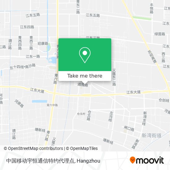 中国移动宇恒通信特约代理点 map