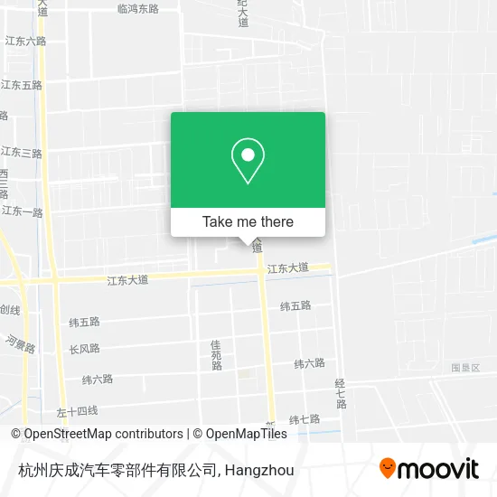 杭州庆成汽车零部件有限公司 map