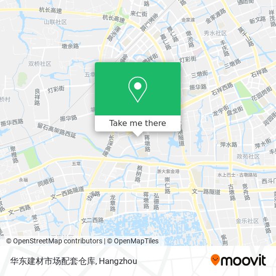 华东建材市场配套仓库 map