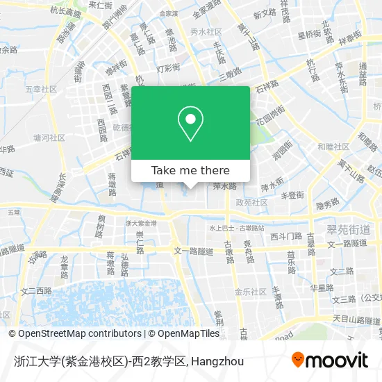 浙江大学(紫金港校区)-西2教学区 map