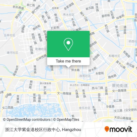 浙江大学紫金港校区行政中心 map
