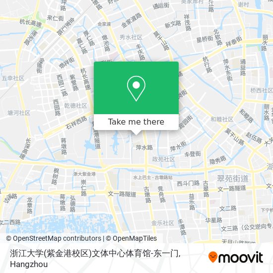 浙江大学(紫金港校区)文体中心体育馆-东一门 map