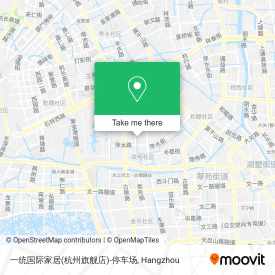 一统国际家居(杭州旗舰店)-停车场 map