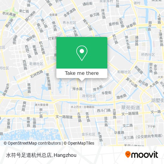 水符号足道杭州总店 map