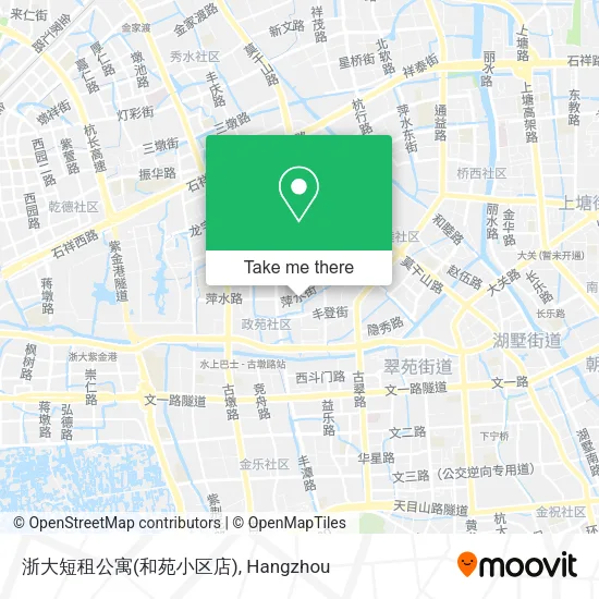 浙大短租公寓(和苑小区店) map