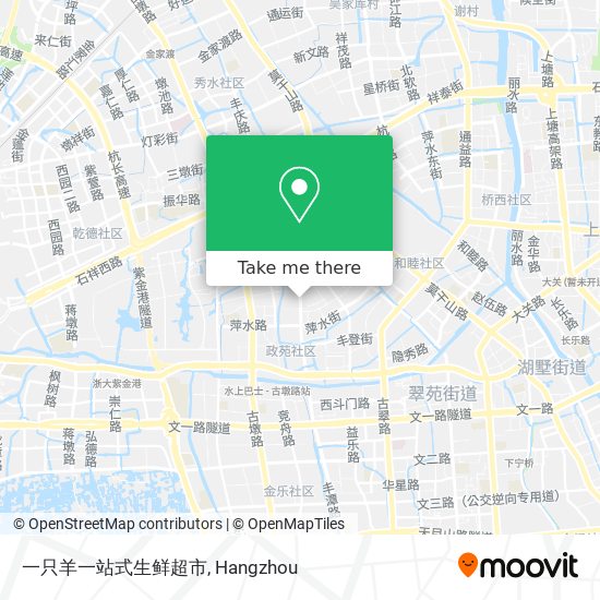一只羊一站式生鲜超市 map