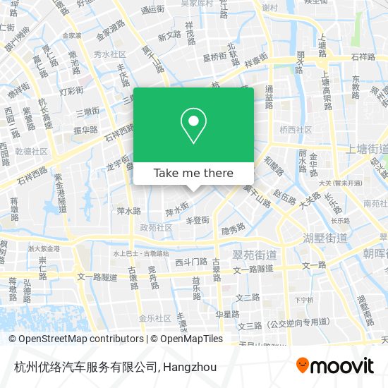 杭州优络汽车服务有限公司 map