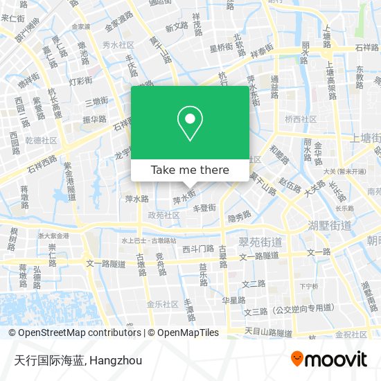 天行国际海蓝 map