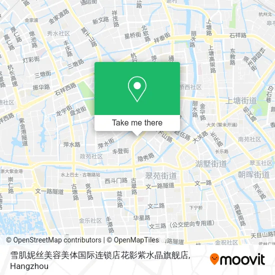 雪肌妮丝美容美体国际连锁店花影紫水晶旗舰店 map