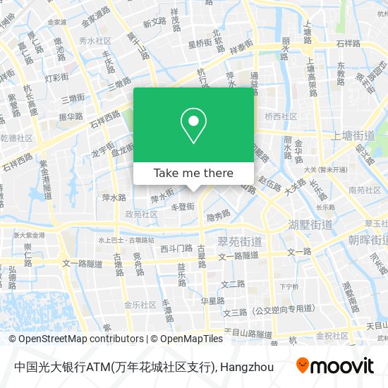 中国光大银行ATM(万年花城社区支行) map