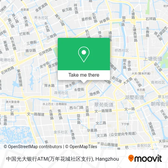 中国光大银行ATM(万年花城社区支行) map