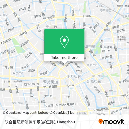 联合世纪新筑停车场(赵伍路) map