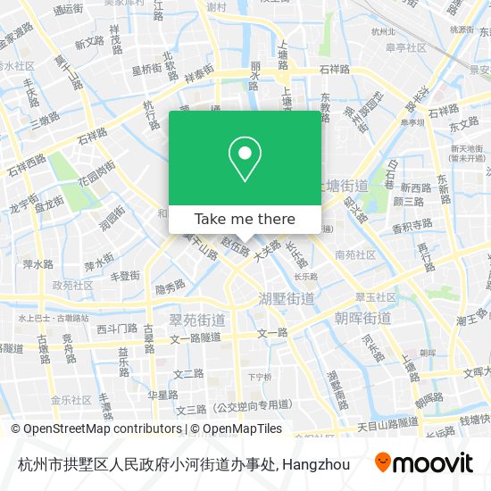 杭州市拱墅区人民政府小河街道办事处 map