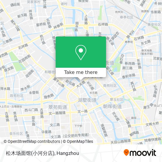 松木场面馆(小河分店) map