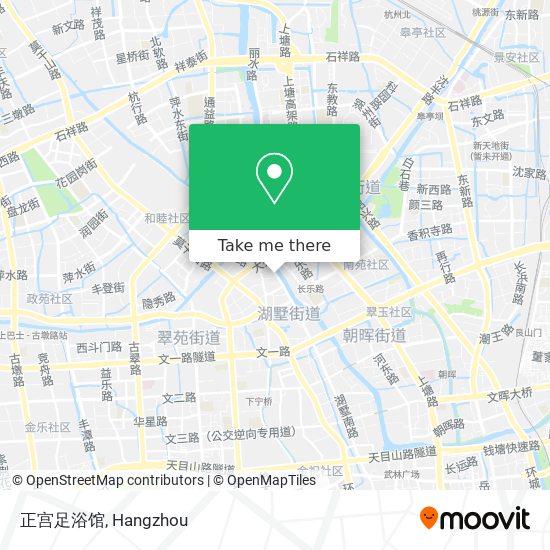 正宫足浴馆 map