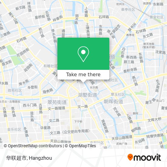 华联超市 map