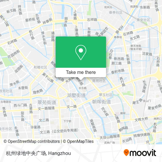 杭州绿地中央广场 map