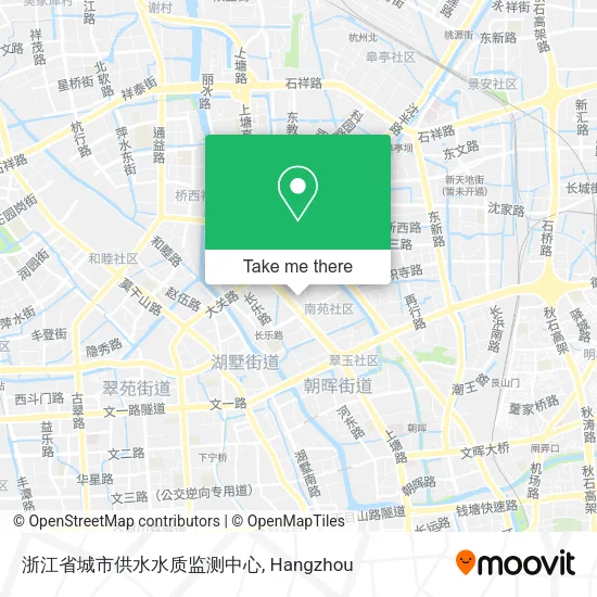 浙江省城市供水水质监测中心 map