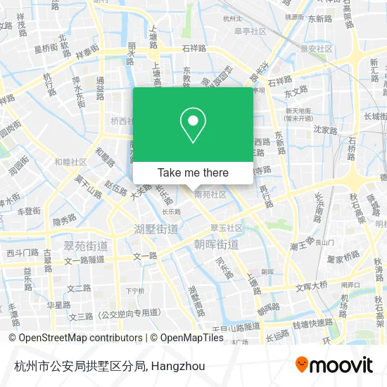 杭州市公安局拱墅区分局 map
