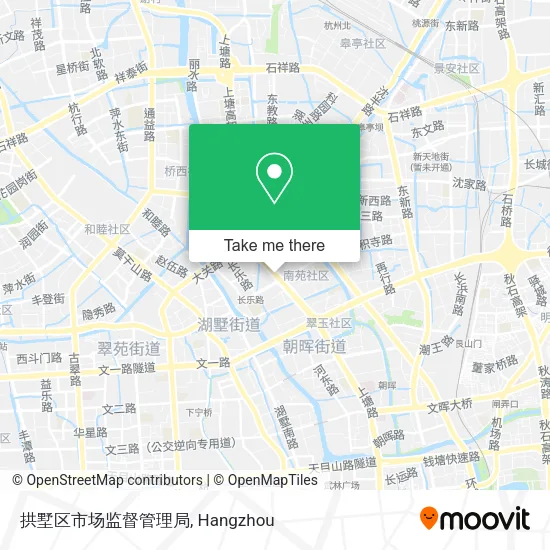拱墅区市场监督管理局 map