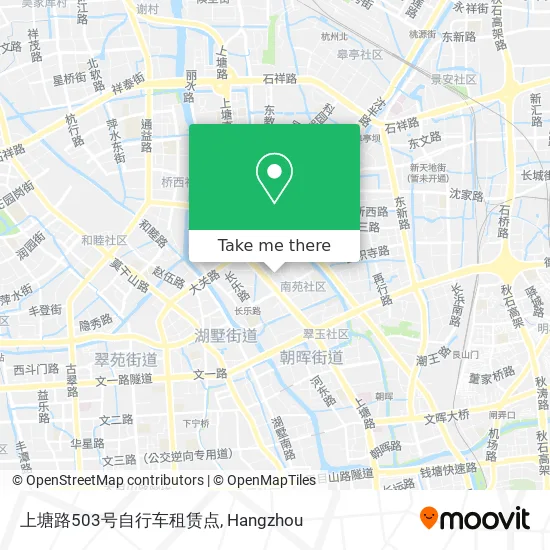 上塘路503号自行车租赁点 map