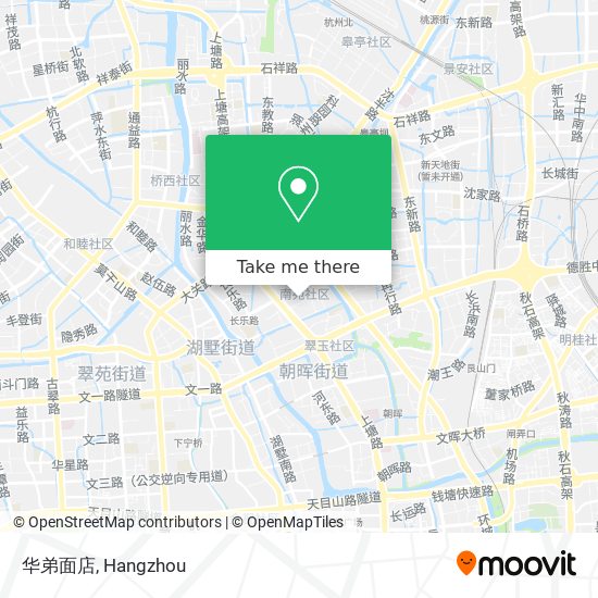 华弟面店 map