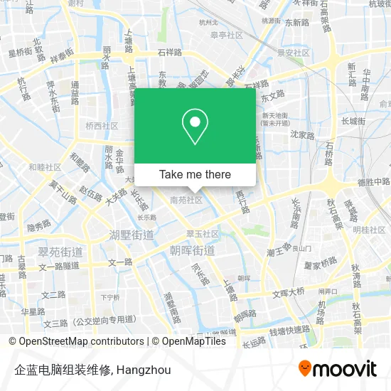 企蓝电脑组装维修 map
