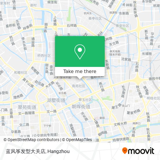 蓝风筝发型大关店 map